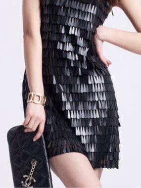 Toujour Beaded Sequins Dress